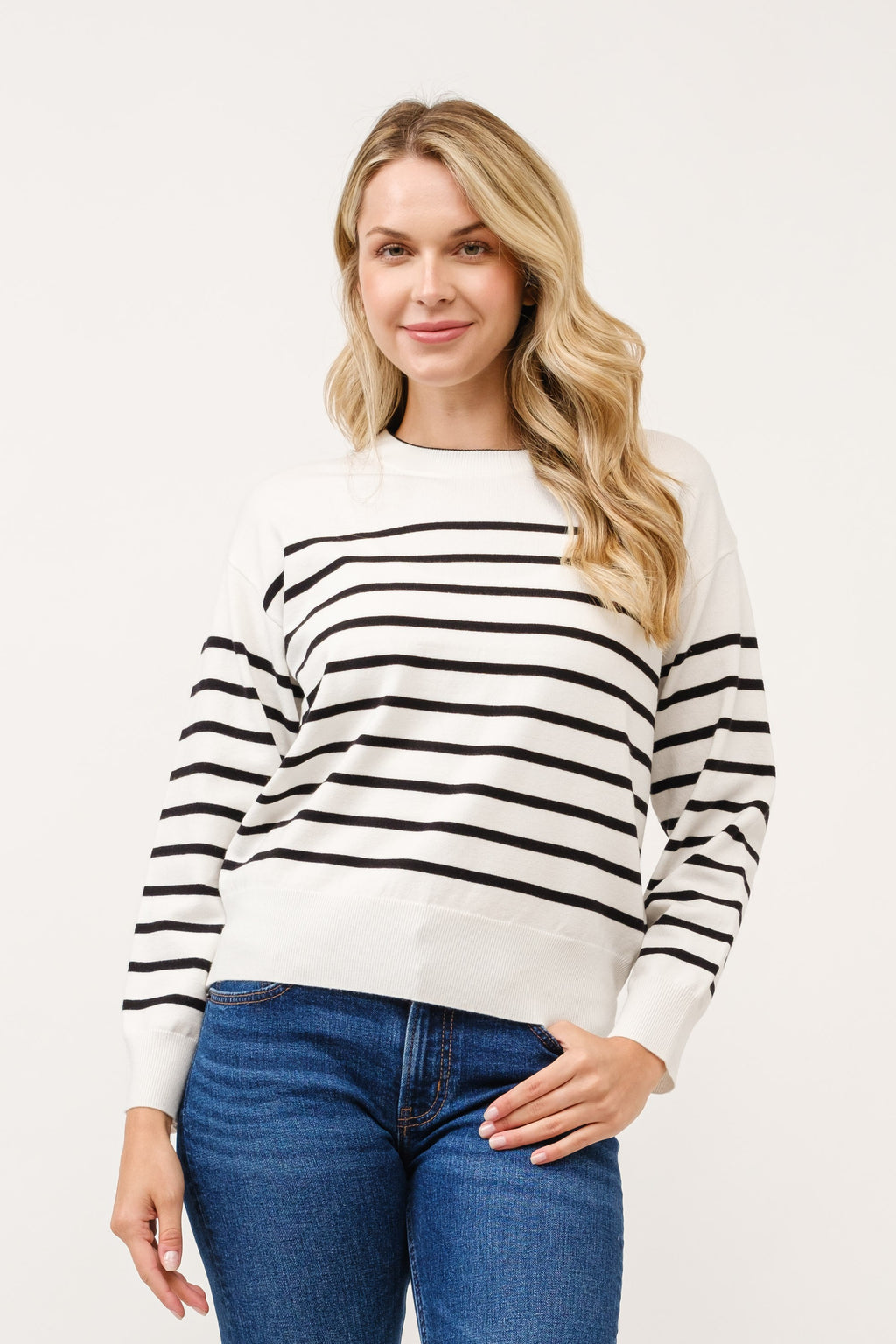 Striped Pullover Sweater