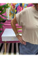 Solid Round Neck Blouse