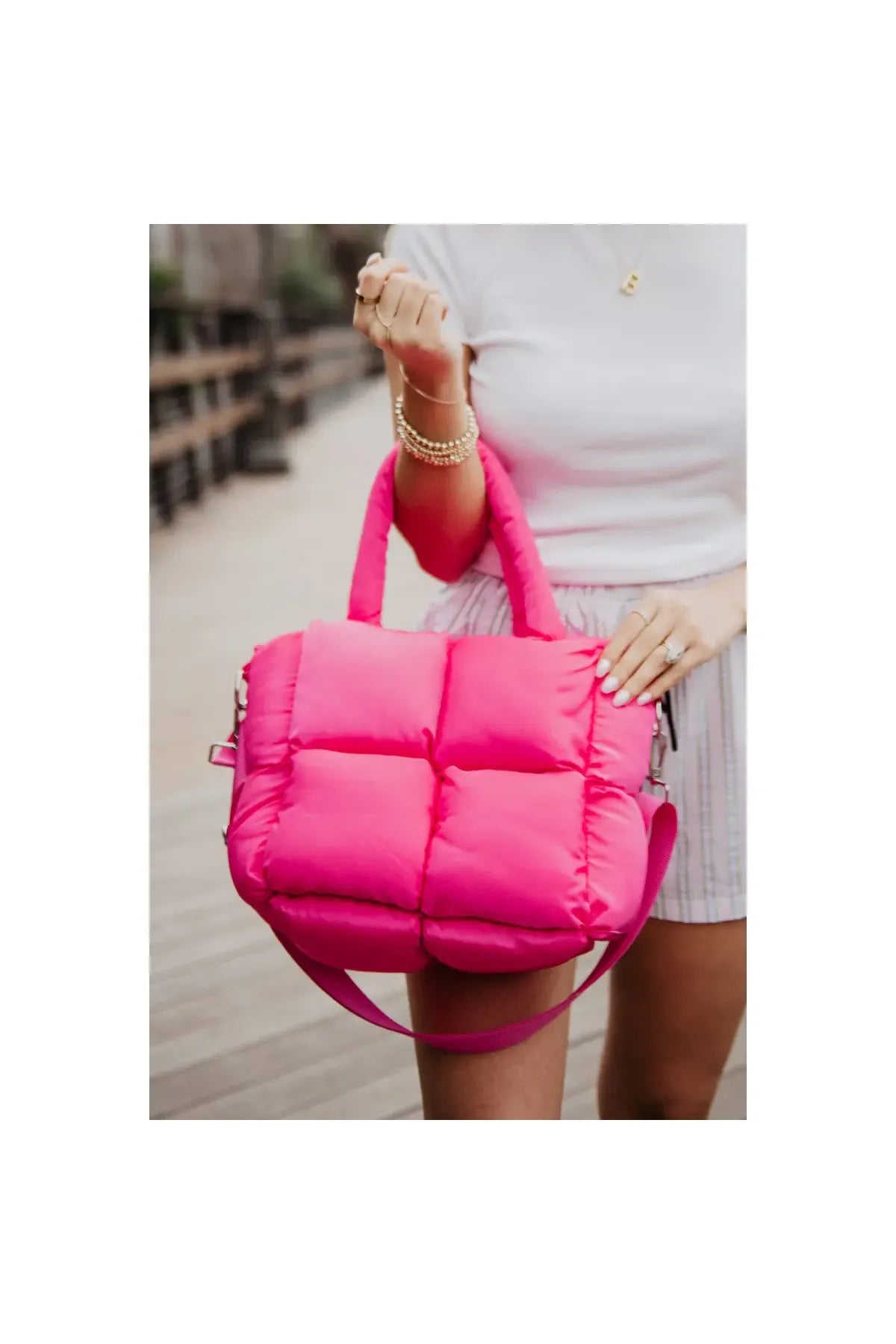 Mini Puffer Tote Wholesale
