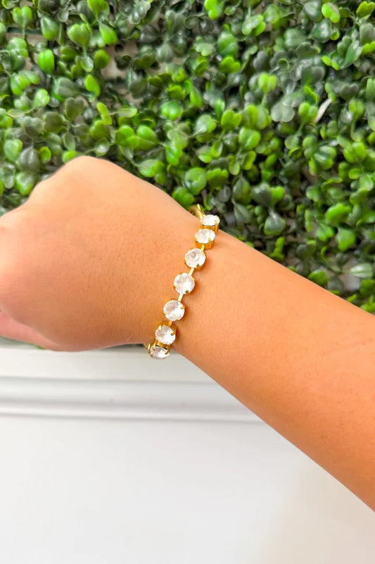 Tova Izzy Bracelet White Matt