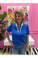 Tricia Blue/White Top