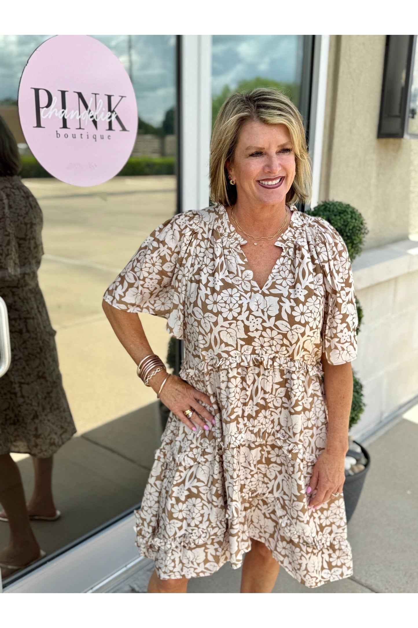 Tiered Mini Dress