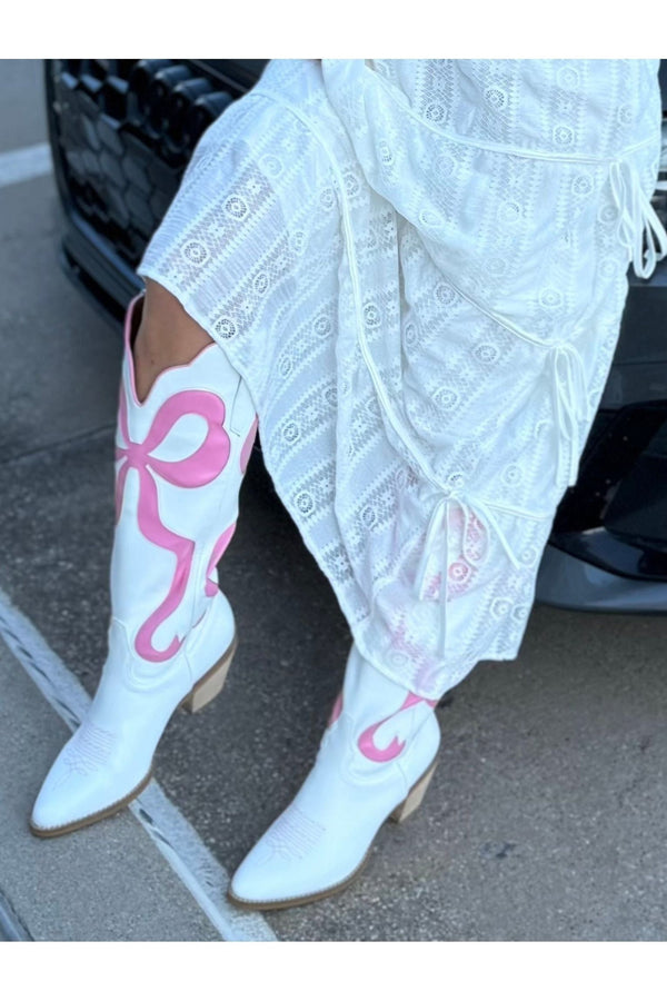 Pretty In Pink Cowgirl Boots