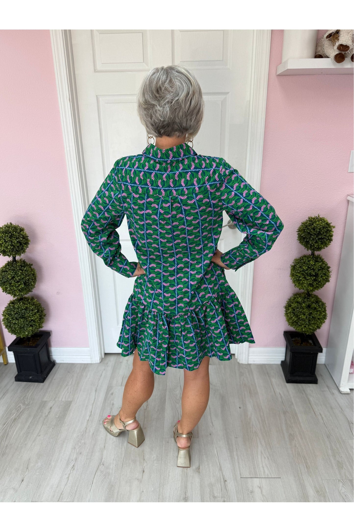 Fiona Patterned Dress