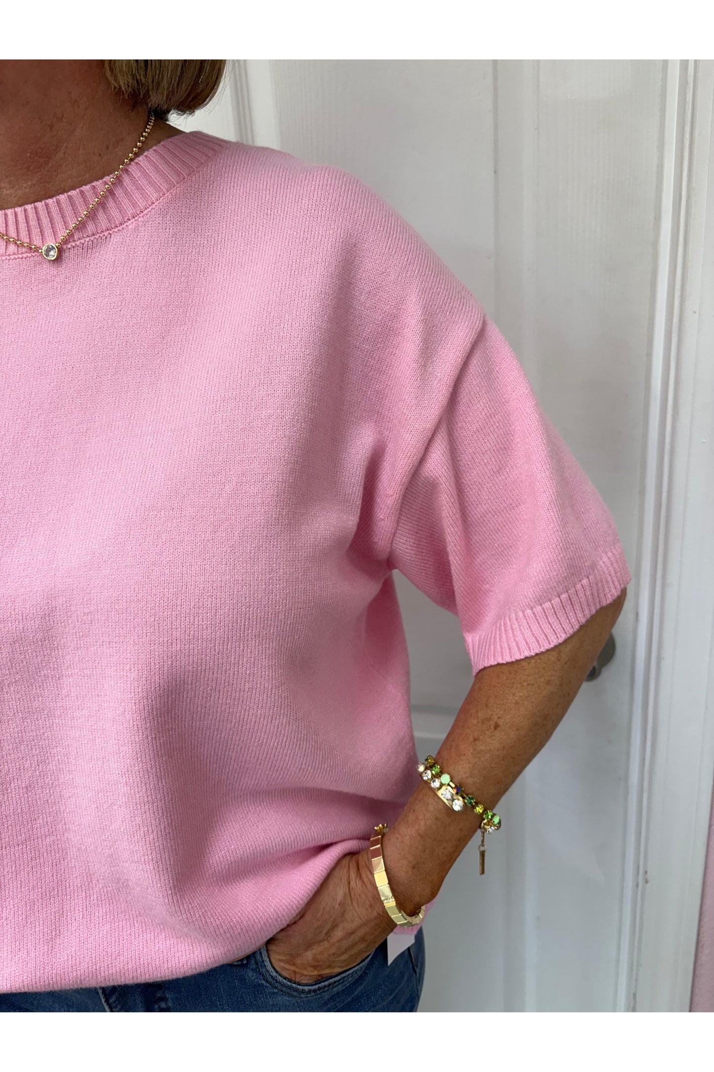 Not So Basic Short Sleeve Sweater