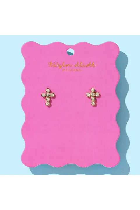Faith Crystal Gem Crosses