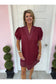 Green Envy  Stitch Mini Dress