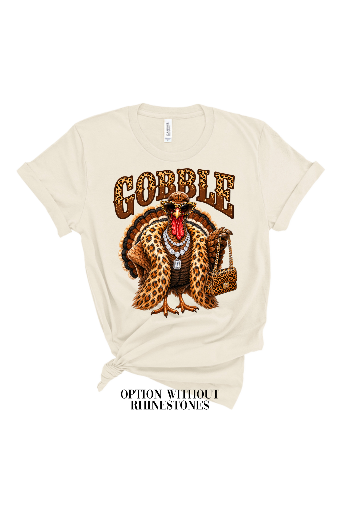 Turkey Glam Rhinestone Graphic Tee
