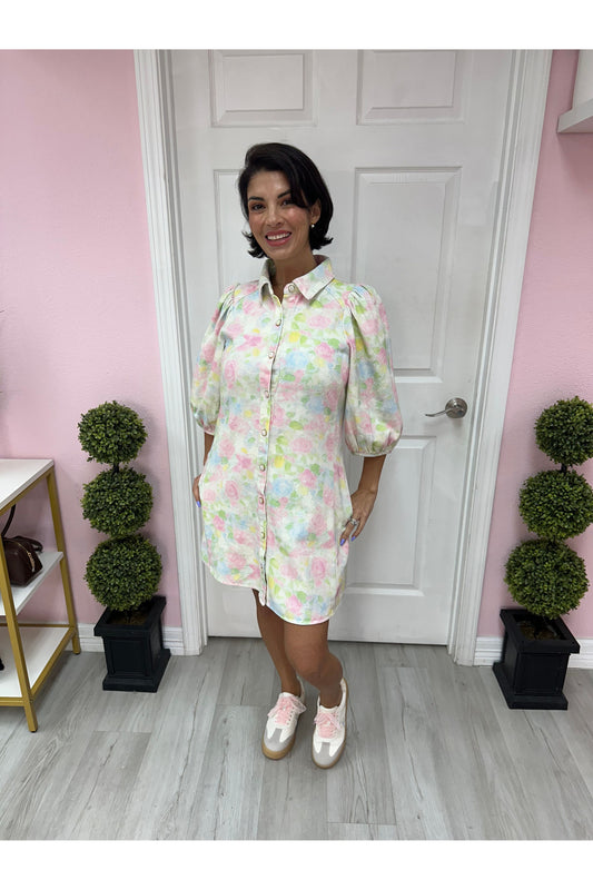 Daphne Delicate Floral Dress