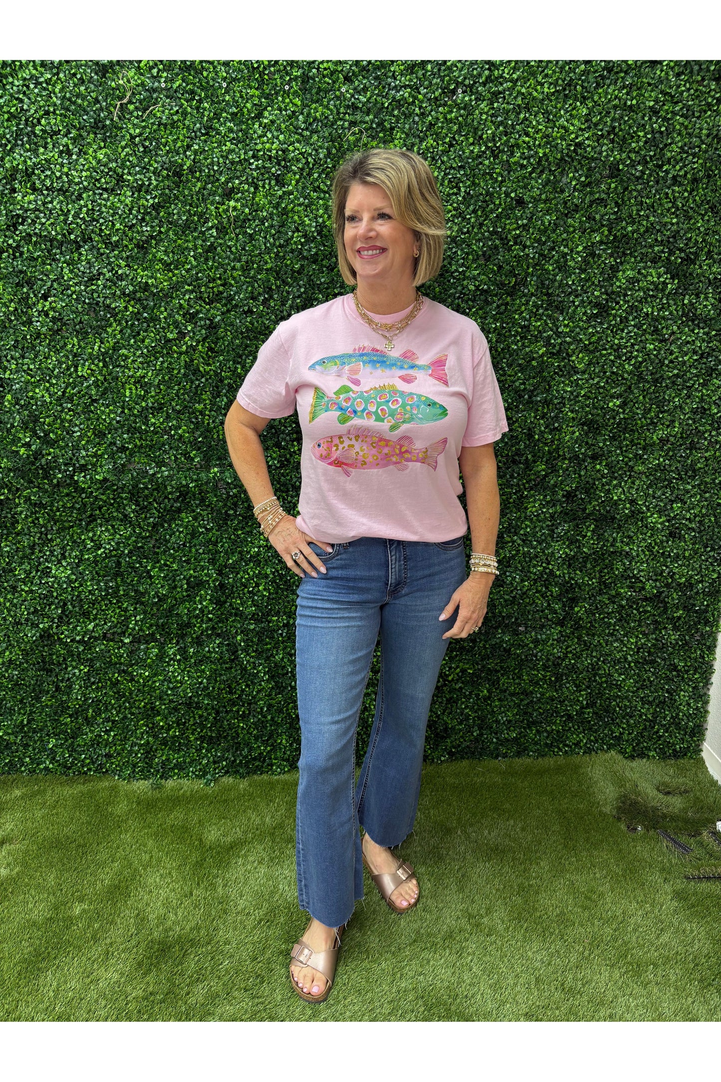Pink Fancy Fish Tshirt