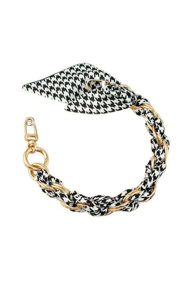 Gold Phone Chain with Scarf