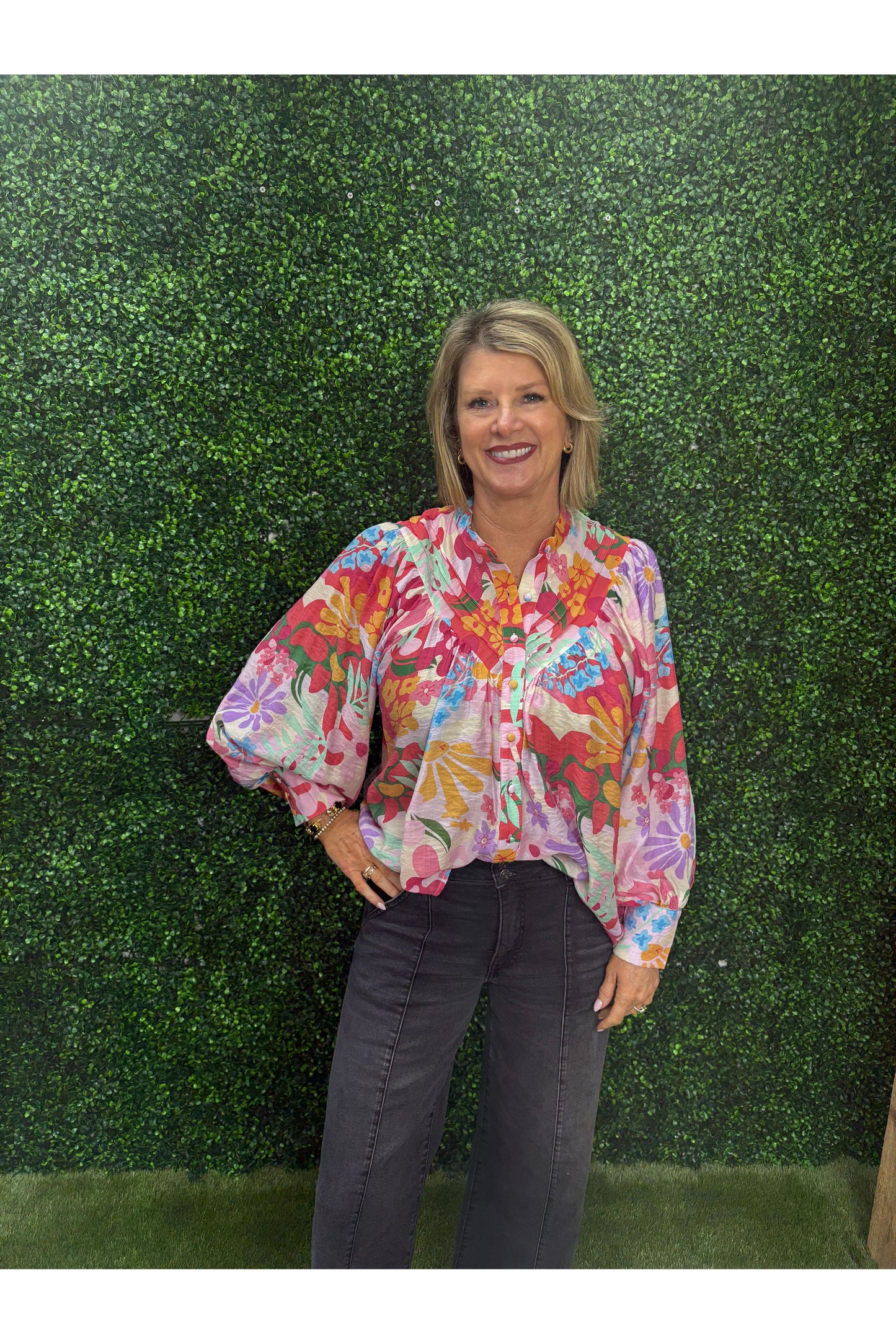 Betheny Pink Blouse
