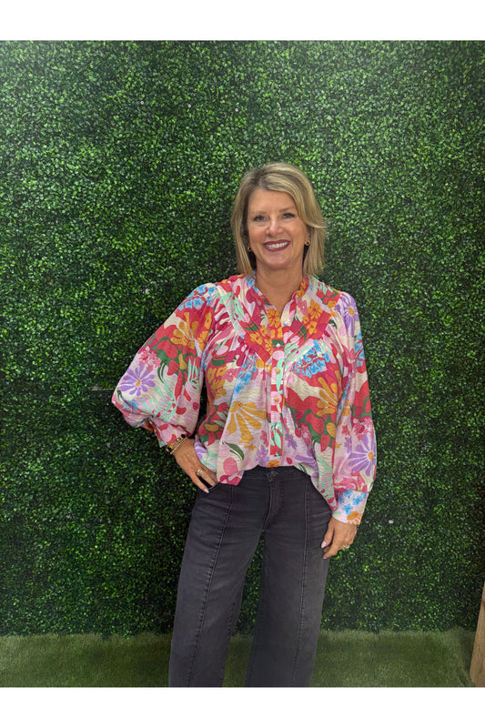 Betheny Pink Blouse