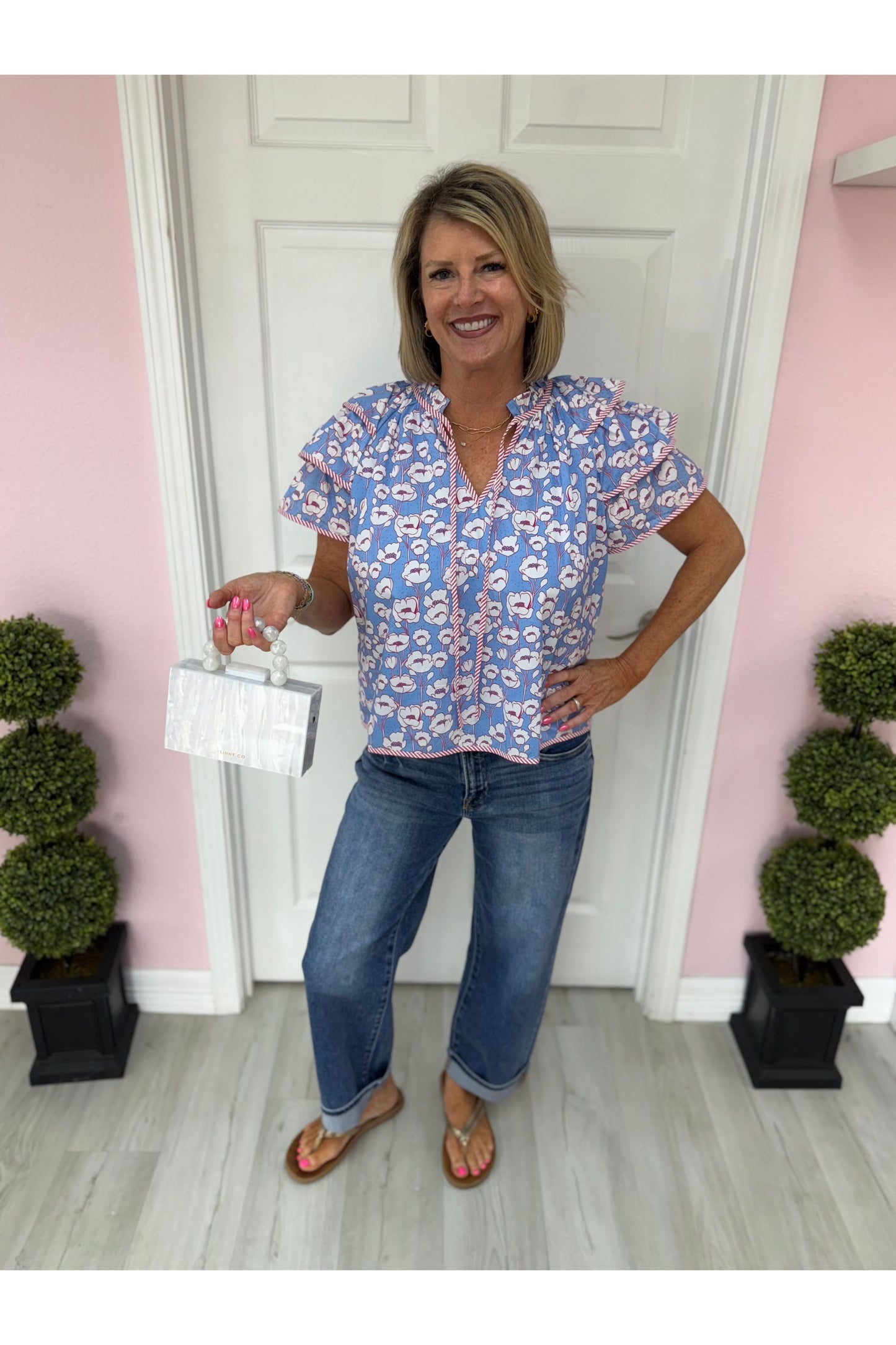 Tiered Ruffle Top
