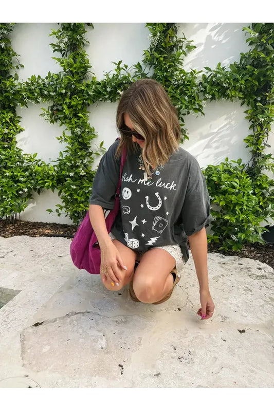 Wish Me Luck Graphic Tee