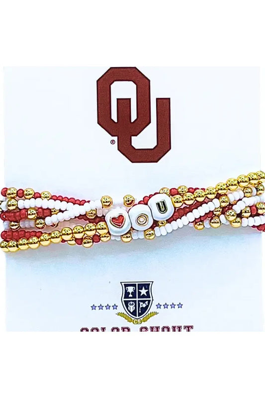 OU Lucky 7 Bracelet Strand