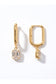Octavia Rectangle Hoop Earrings