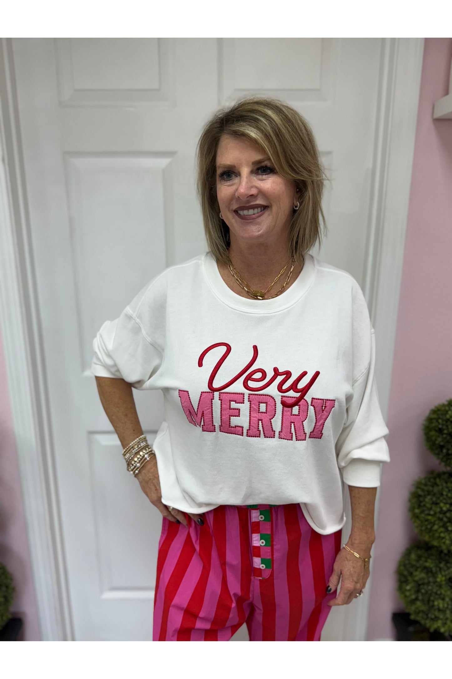 "Very Merry" Lounge Sweatshirt