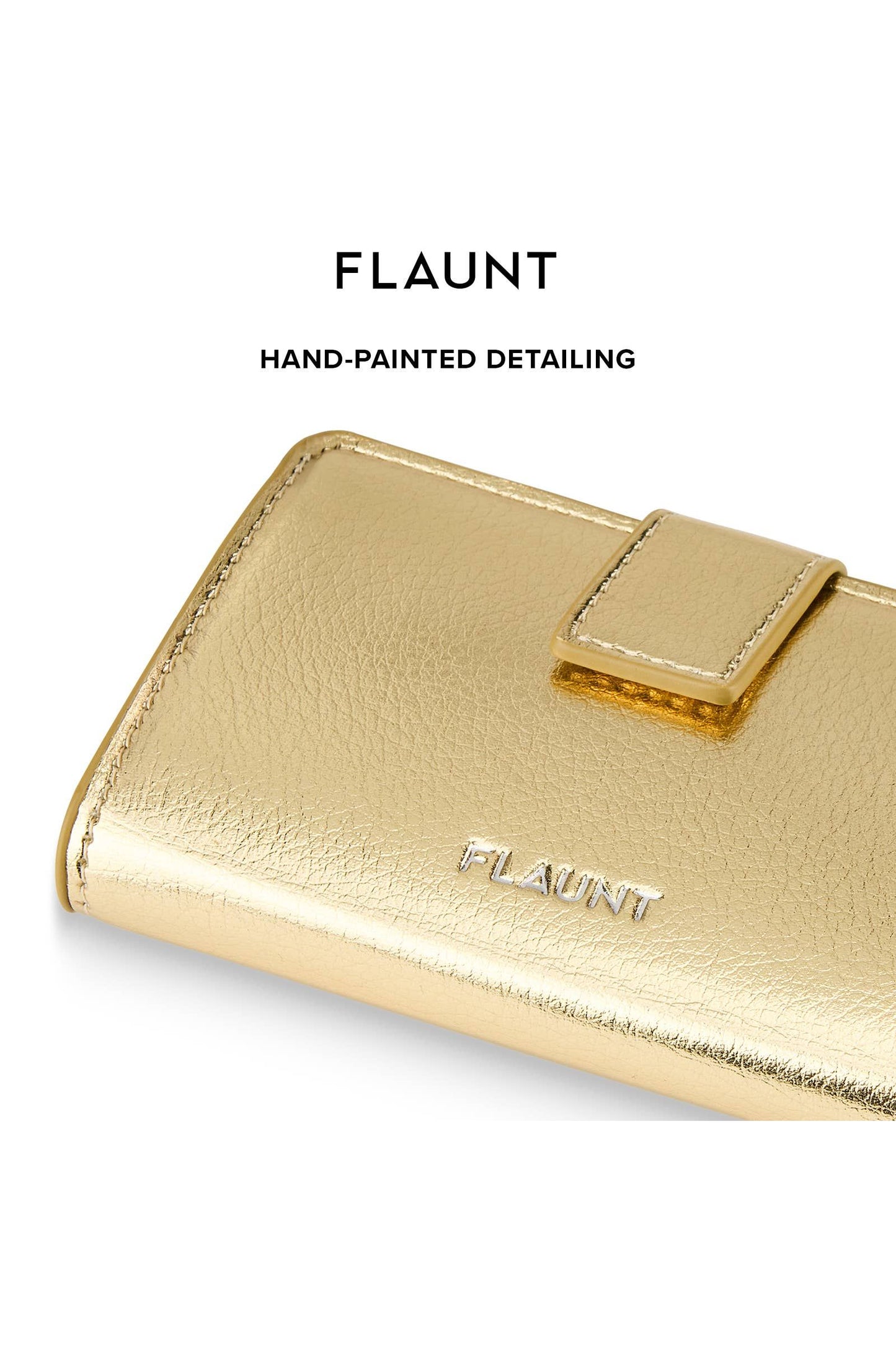 Gold Leather MagSafe Wallet