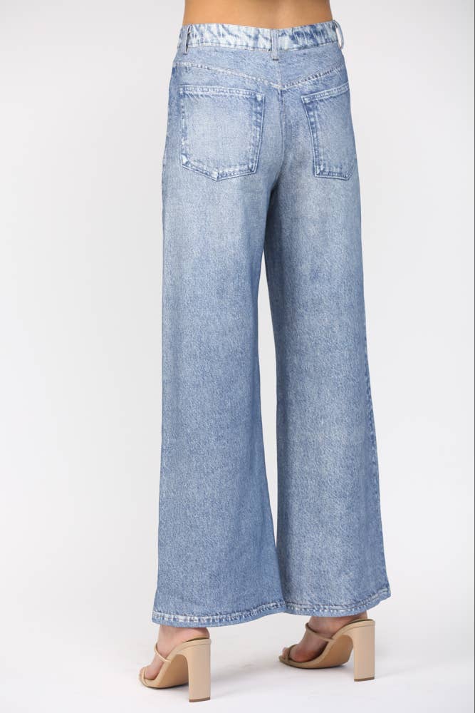 Wide Leg French Terry Pants