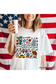 Happy 250th  America Doodle T-Shirt