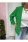 Kelly Green Shawl Lapel Blazer