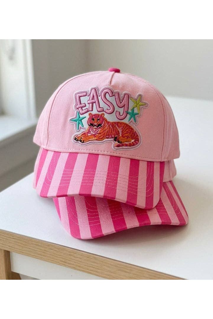Easy Tiger Striped Hat with Patch