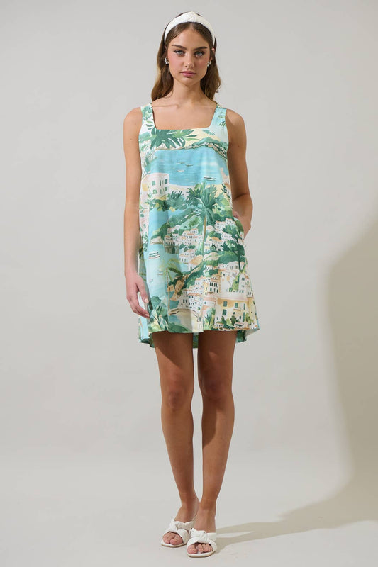 Piti Town Zenica Shift Mini Dress