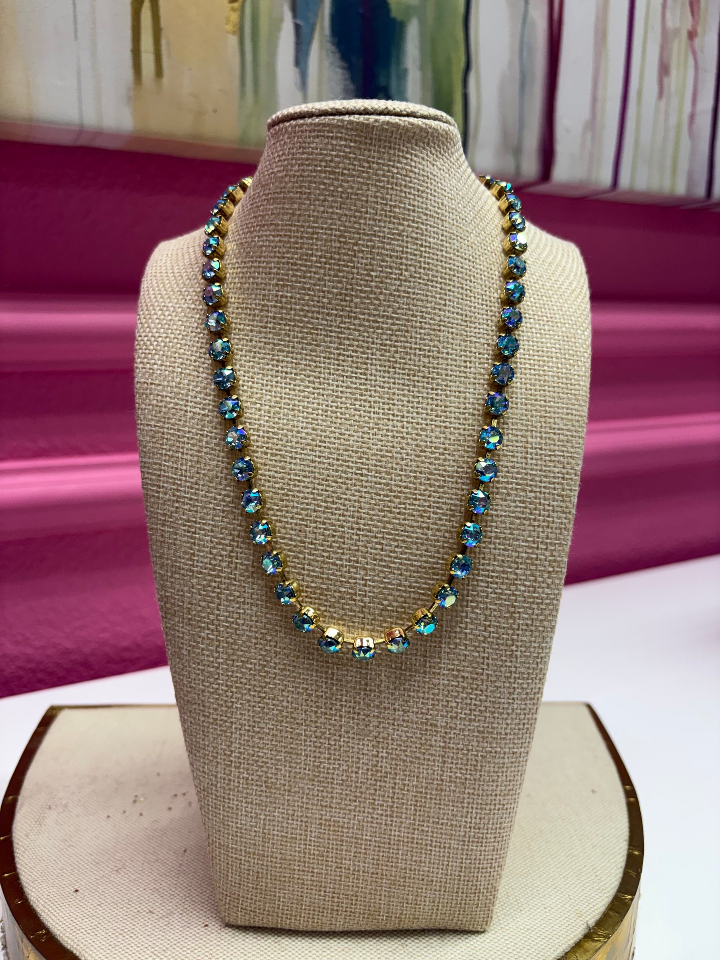 Tova Sarina Necklace In Solids- Aquamarine