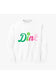 White Colorful Dink Sweatshirt
