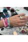 7 inch Octavia Stretch Bracelet - Pink