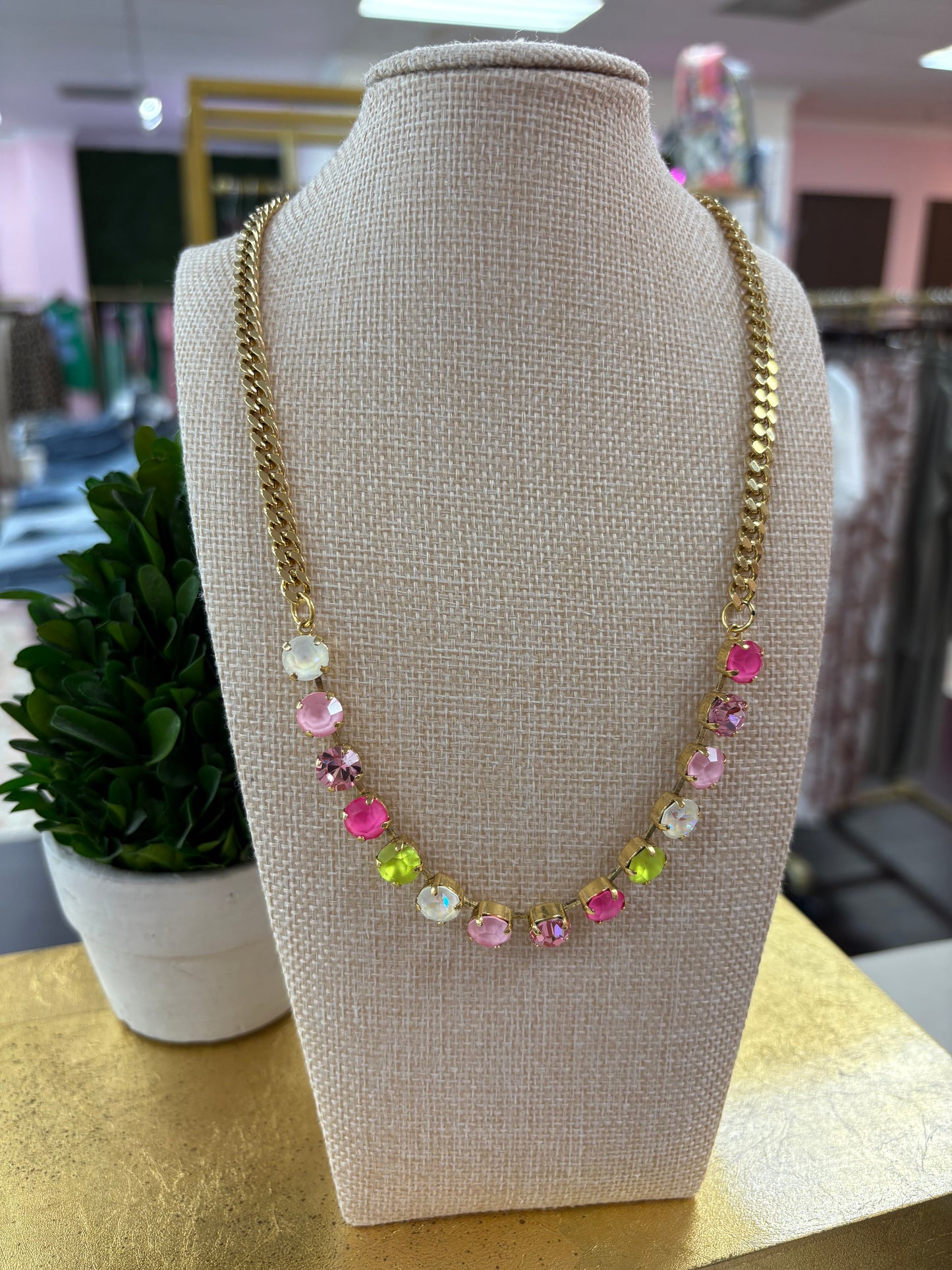 Tova Mini Oakland Necklace- Floral Crush