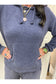 Heather Navy Hacci Hoodie Set