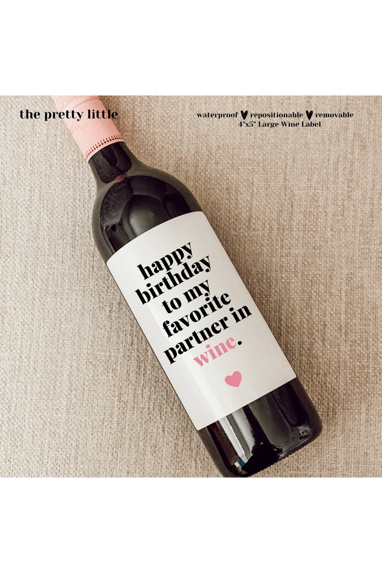 Partner in Wine Label
