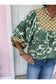 Kelly Contrasting Pattern Blouse