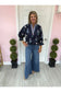 Vicki Brown Mix Blouse