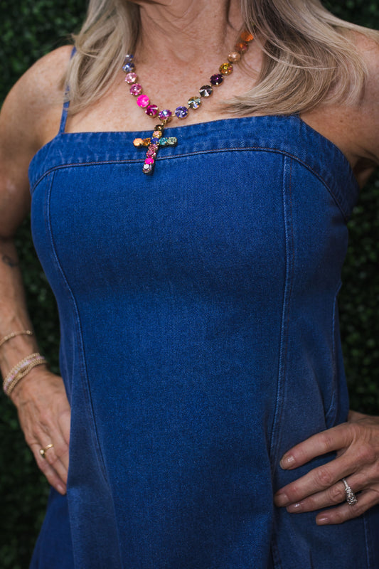 Elle Mini Denim Dress