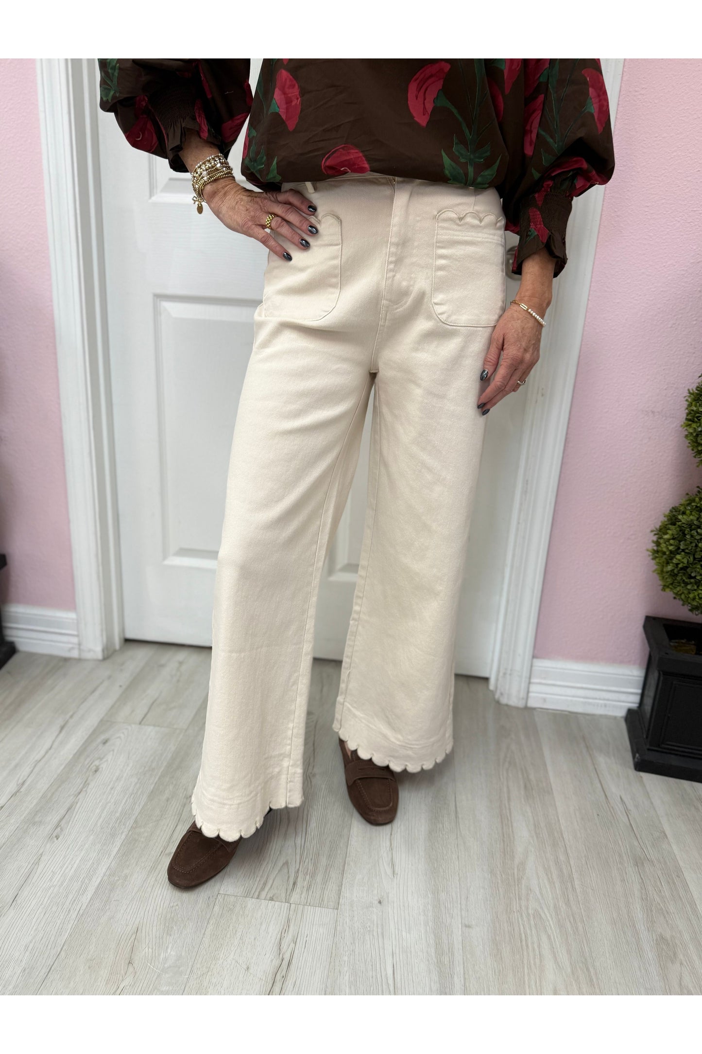 Scallop Pants