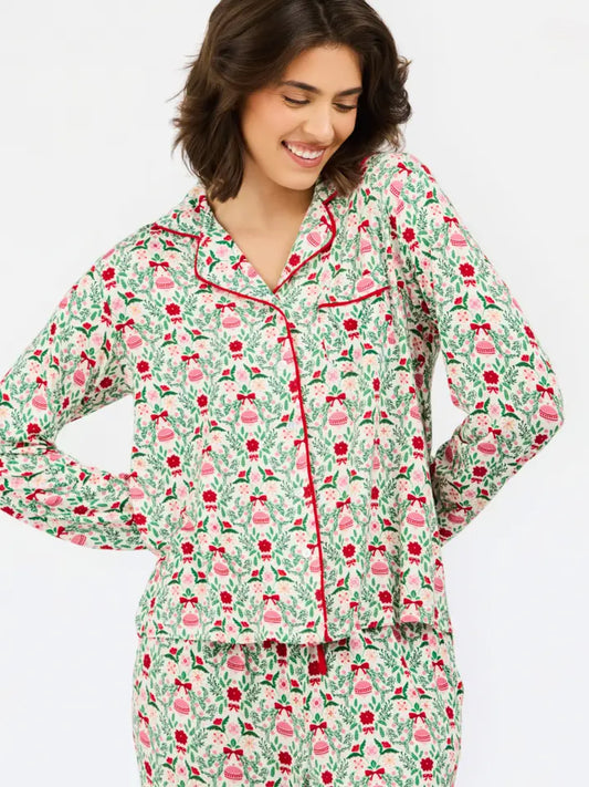 Trimmed With Joy PJ Set