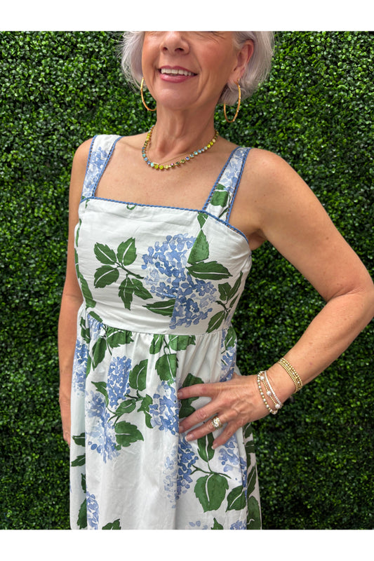 Mirla Floral Krisy Sleeveless Maxi Dress