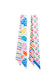 Coral Cherries Twilly Scarf