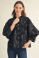 Metallic Meadow Blouse