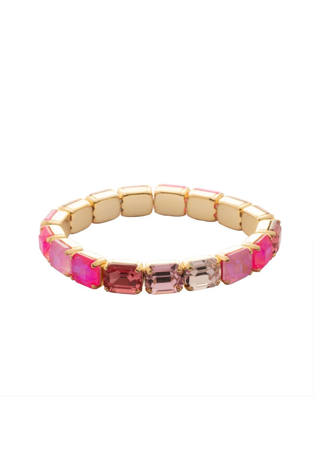 7 Inch Easton Emerald Cut Stretch Bracelet