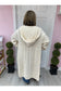 Sweater Open Long Hooded Cardigan