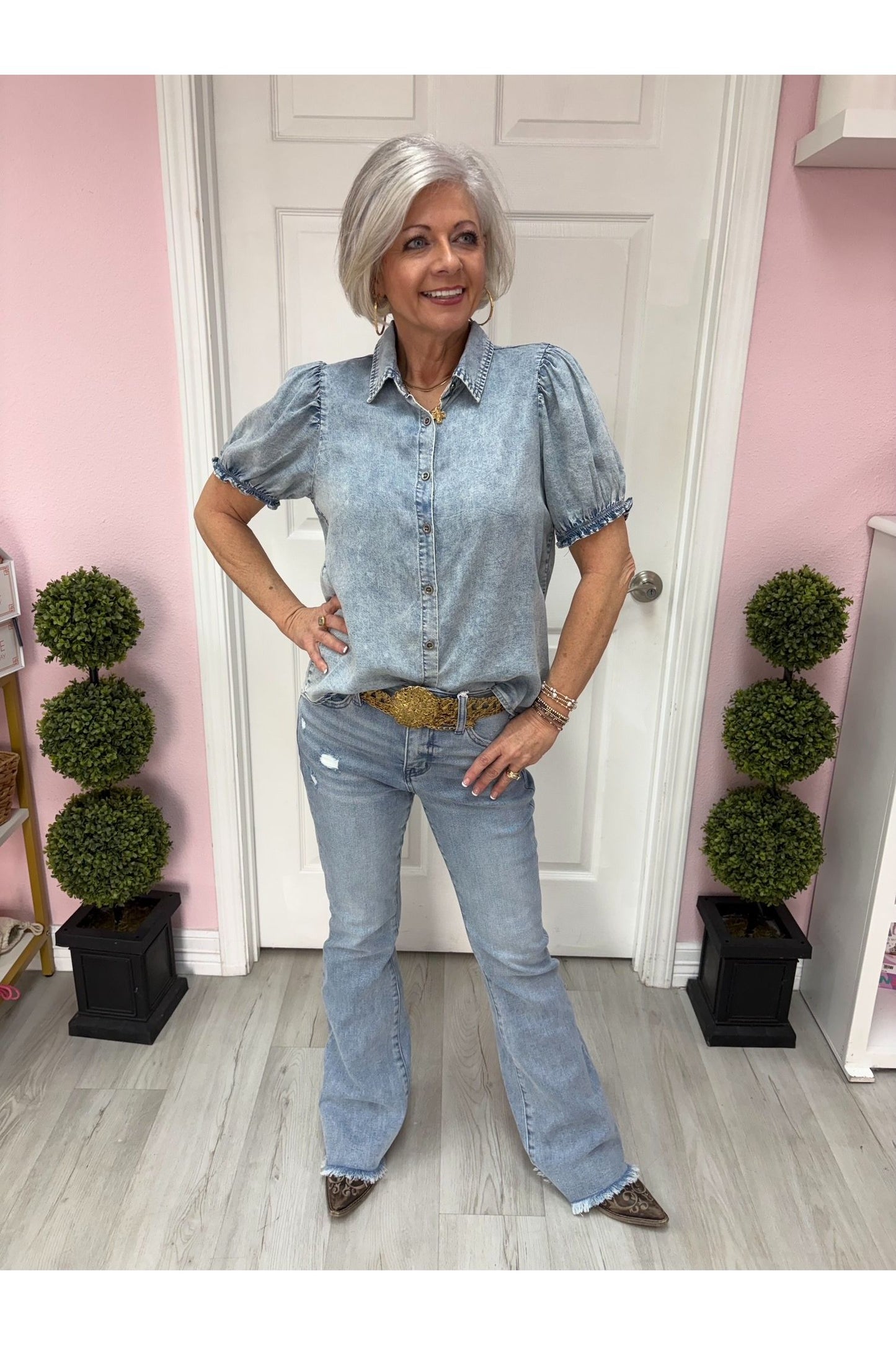 Savannah Puff Sleeve  Shirt