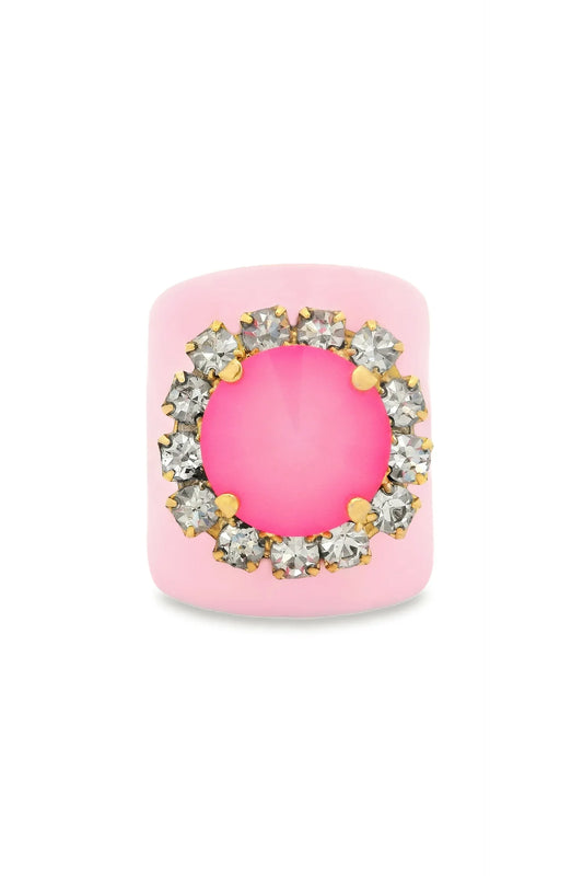 Tova Jacci Ring Enamel Fairy Dust Roselune