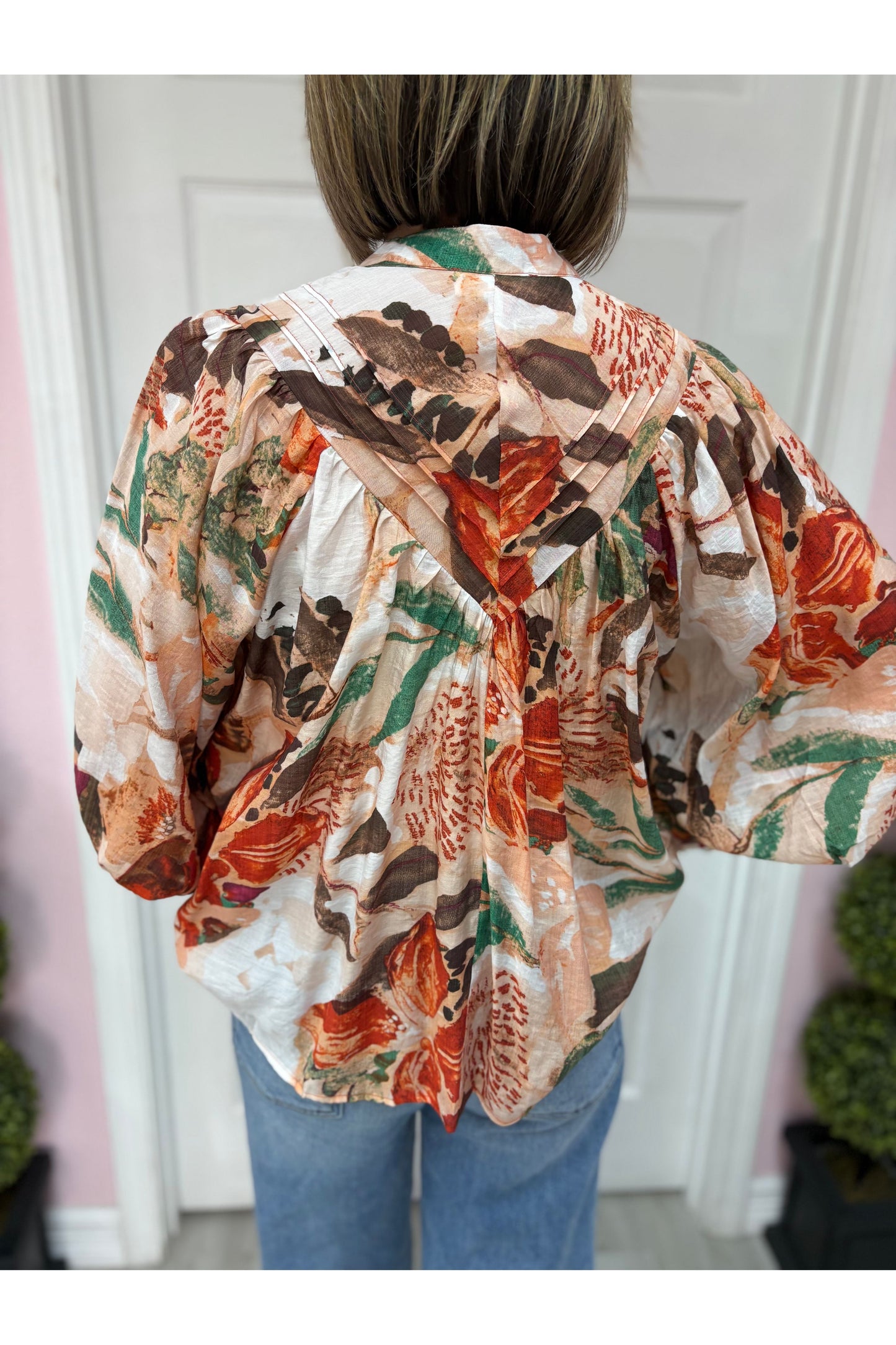 Abby  Floral Printed Blouse