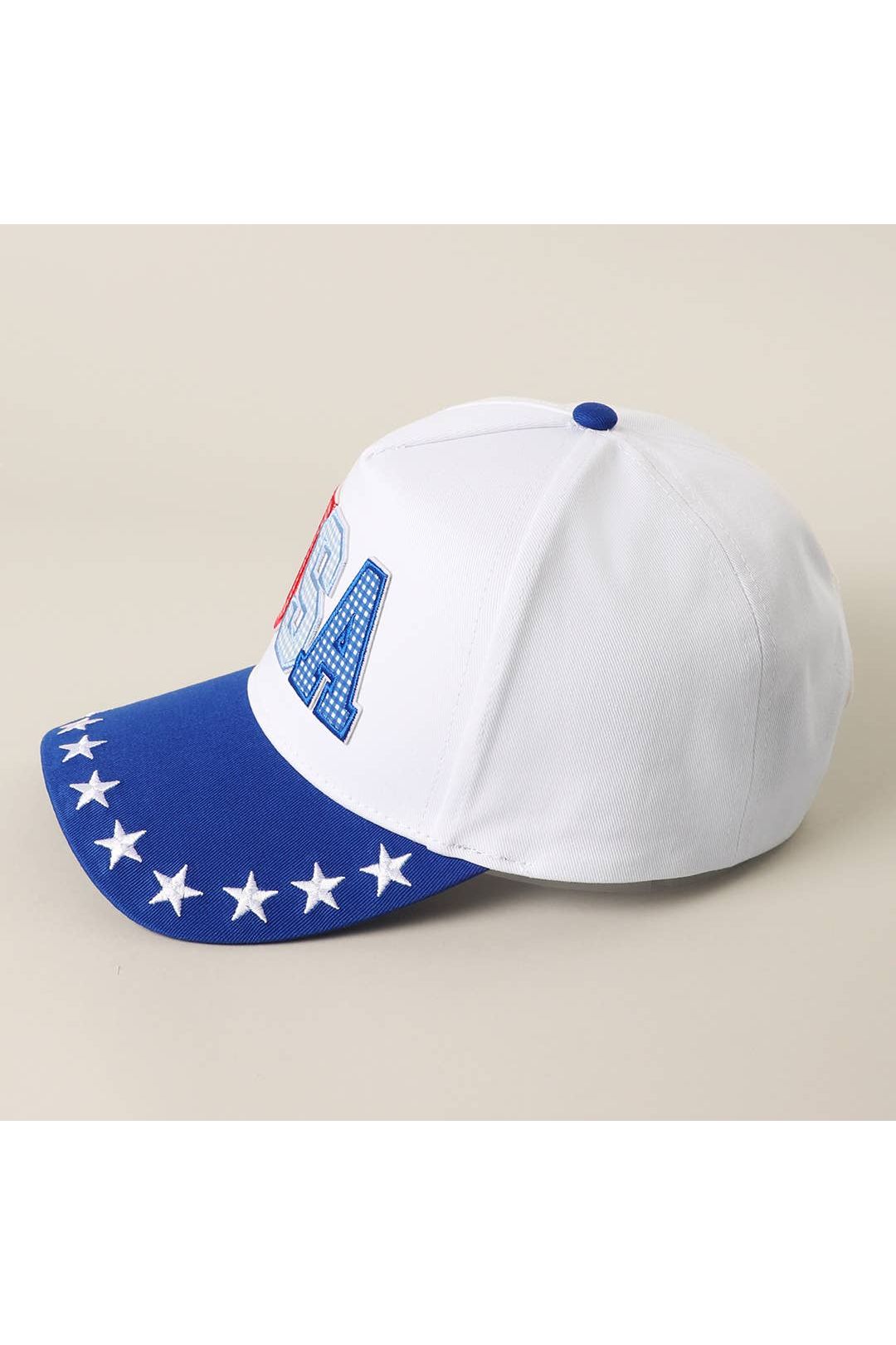 USA Letter Patch Star Brim Trucker Baseball Cap