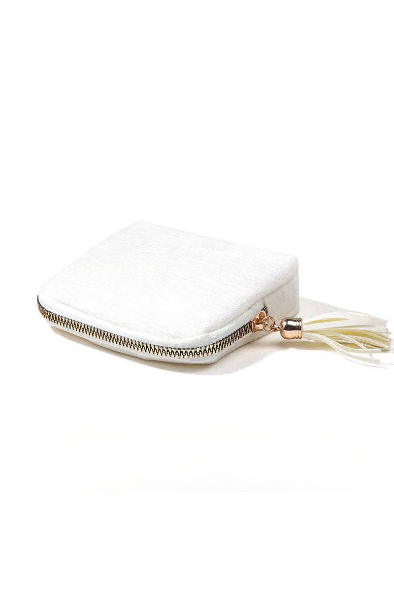 Fringe Zipper Jewelry Organizer