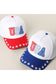 USA Letter Patch Star Brim Trucker Baseball Cap